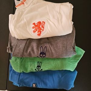 Men's Pyscho Bunny and Nike polo lot